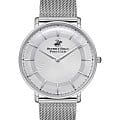 Beverly Hills Polo Club Beverly Hills Polo BP3321X.330  BP3321X.330 кварцевые мужские часы серебристый циферблат, браслет нержавеющая сталь — вид спереди