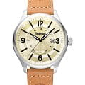 Timberland Timberland Hooksett TBL.14645JYS/07  TBL.14645JYS/07 кварцевые мужские часы желтый циферблат, браслет кожаный — вид спереди