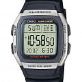 Casio Casio Collection W-96H-1AVDF (W-96H-1A)  W-96H-1A кварцевые мужские часы серый циферблат, браслет пластик — вид спереди