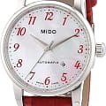 Mido Mido Baroncelli Sz Lr A steel Lea.r M7600.4.39.7  наручные женские часы фото под углом.