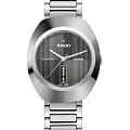 Rado Rado The Original DiaStar R12160103  R12160103 кварцевые мужские часы серый циферблат, браслет нержавеющая сталь — вид спереди