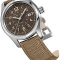 Hamilton Hamilton Khaki Field Auto H70605993 механические мужские часы часы крупный план коричневый циферблата