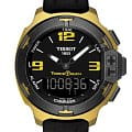 Tissot Tissot T-Race Touch T081.420.97.057.07 T Race T0814209705707 кварцевые мужские часы черный циферблат, браслет карбон + полимер — вид спереди