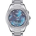 Tissot Tissot T-Touch Lady Solar T075.220.11.106.01 T Touch T0752201110601 кварцевые женские часы перламутровый циферблат, браслет нержавеющая сталь — вид спереди