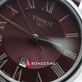Tissot T1222101637300 наручные женские часы застежка крупным планом