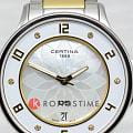 Certina Certina DS-6 Lady C039.251.12.116.00  швейцарские женские часы на браслете нержавеющая сталь с pvd-покрытием боковой вид