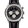 Breitling Breitling Navitimer B01 Chronograph 46 AB0127211B1X1  AB0127211B1X1 механические мужские часы  циферблат, браслет кожаный — вид спереди