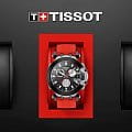 Tissot Tissot T-Race Chronograph T115.417.27.051.00, t-sport швейцария мужские часы на браслете силикон боковой вид