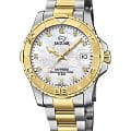 Jaguar Jaguar Couple Diver J896/3  J896/3 кварцевые женские часы перламутровый циферблат, браслет нержавеющая сталь с pvd-покрытием — вид спереди