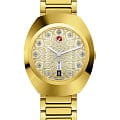 Rado Rado DiaStar The Original Automatic R12161643 Automatic R12161643 механические женские часы золотой циферблат, браслет сталь c pvd покрытием — вид спереди
