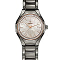 Rado Rado True Automatic Diamonds R27243852 Automatic R27243852 механические женские часы серый циферблат, браслет плазменная керамика — вид спереди