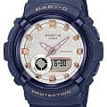Casio Casio Baby-G BGA-280BA-2A  BGA-280BA-2A кварцевые женские часы белый циферблат, браслет пластик — вид спереди