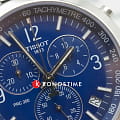Tissot Tissot PRC 200 Chronograph T114.417.11.047.00 кварцевые мужские часы часы, крупный план синий циферблат