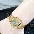 Casio Casio A-168WG-9BER  — детали корпуса и сталь с ip покрытием