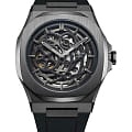 D1 Milano D1 Milano Skeleton SKRJ11  SKRJ11 механические мужские часы черный циферблат, браслет каучук — вид спереди