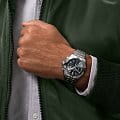 Breitling Breitling Chronomat B01 42 AB0134101C1A1 мужские часы синий циферблат на запястье
