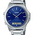 Casio Casio Collection MTP-VC01D-2EUDF (MTP-VC01D-2E)  MTP-VC01D-2E кварцевые мужские часы синий циферблат, браслет нержавеющая сталь — вид спереди