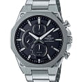 Casio Casio Edifice EFS-S570D-1AUDF (EFS-S570D-1A) EFS EFS-S570D-1A кварцевые мужские часы черный циферблат, браслет нержавеющая сталь — вид спереди