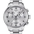 Tissot Tissot Chrono XL Classic T116.617.11.037.00 Chrono XL T1166171103700 кварцевые мужские часы  серебристый циферблат, браслет нержавеющая сталь — вид спереди
