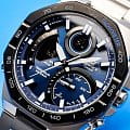 Casio Casio Edifice ECB-950DB-2ADF (ECB-950DB-2A), edifice япония мужские часы на браслете нержавеющая сталь боковой вид