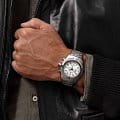Breitling Breitling Super Avenger Chronograph 48 A133751A1A1A1 мужские часы белый циферблат на запястье