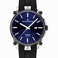 Jacques Lemans Jacques Lemans Derby 1-2203E  1-2203E механические мужские часы синий циферблат, браслет силикон — вид спереди