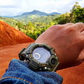 Casio Casio G-Shock GW-9400-3E электронные мужские часы часы крупный план черный циферблата