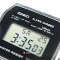 Casio Casio A-158WEA-1,  япония мужские часы на браслете нержавеющая сталь боковой вид