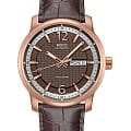 Mido Mido Baroncelli Heritage Gent M019.631.36.297.00  M0196313629700 механические мужские часы коричневый циферблат, браслет кожаный — вид спереди