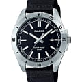 Casio Casio Collection MTP-B155C-1EV  MTP-B155C-1EV кварцевые мужские часы черный циферблат, браслет тканевый — вид спереди