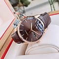 Mido Mido Belluna Sunray M024.630.36.291.00 механические мужские часы часы крупный план коричневый циферблата