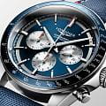 Longines Longines Conquest L3.835.4.91.2 механические мужские часы часы крупный план синий циферблата