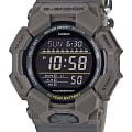 Casio Casio G-Shock GD-010CE-5  GD-010CE-5 электронные мужские часы черный циферблат, браслет тканевый — вид спереди