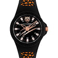 Plein Sport Plein Sport Thunderstorm Chrono PSBBA0123  PSBBA0123 кварцевые мужские часы черный циферблат, браслет силикон — вид спереди