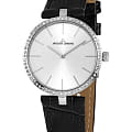 Jacques Lemans Jacques Lemans 1-2024H  1-2024H кварцевые женские часы белый циферблат, браслет кожаный — вид спереди