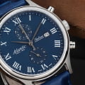 Atlantic Atlantic Seabase 64452.41.58  швейцарские мужские часы на браслете кожаный боковой вид