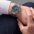 Citizen Citizen Eco-Drive CA4610-85X кварцевые мужские часы часы крупный план зеленый циферблата
