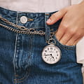 Hamilton Hamilton American Classic Railroad Pocket Watch Limited Edition H40819110 , наручные мужские часы фото под углом