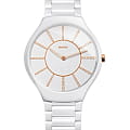 Rado Rado True Thinline R27957702  R27957702 кварцевые мужские часы белый циферблат, браслет высокотехнологичная керамика — вид спереди