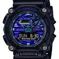 Casio Casio G-Shock Virtual Blue GA-900VB-1AER  GA-900VB-1AER электронные мужские часы синий циферблат, браслет пластик — вид спереди