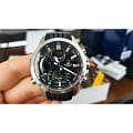 Casio Casio Edifice ECB-30P-1ADF (ECB-30P-1AEF) кварцевые мужские часы часы крупный план черный циферблата