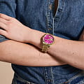 Fossil Fossil Scarlette ES5325 женские часы коричневый циферблат на запястье
