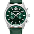 Timberland Timberland Northbridge TDWGF0041203  TDWGF0041203 кварцевые мужские часы зеленый циферблат, браслет кожаный — вид спереди