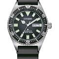 Citizen Citizen Promaster NY0120-01E  NY0120-01E механические мужские часы  черный циферблат, браслет полиуретан — вид спереди