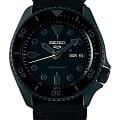 Seiko Seiko 5 Sports SRPD79K1  SRPD79K1 механические мужские часы черный циферблат, браслет нейлон — вид спереди