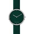 Jacques Lemans Jacques Lemans  Design Collection 1-2093E  1-2093E кварцевые женские часы зеленый циферблат, браслет кожаный — вид спереди