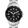 Fossil Fossil Blue FS5952  FS5952 кварцевые мужские часы черный циферблат, браслет нержавеющая сталь — вид спереди