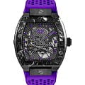 Philipp Plein Philipp Plein The Skeleton PWBAA0922  PWBAA0922 механические мужские часы черный циферблат, браслет силикон — вид спереди