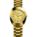Rado Rado The Original R12559633  R12559633 кварцевые женские часы золотой циферблат, браслет нержавеющая сталь с pvd-покрытием — вид спереди