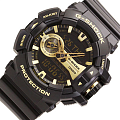 Casio GA-400GB-1A9 мужские часы застежка крупным планом